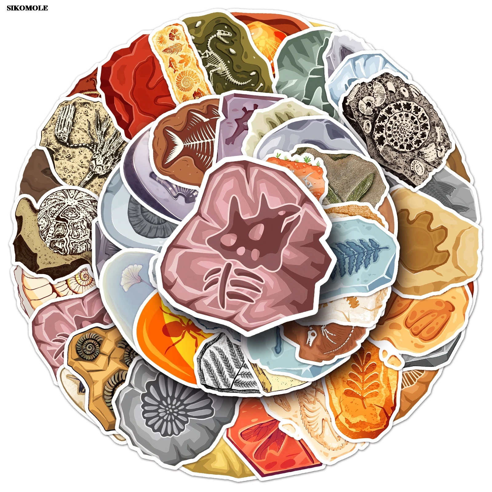 10/30/50 шт. наклейки в виде животных