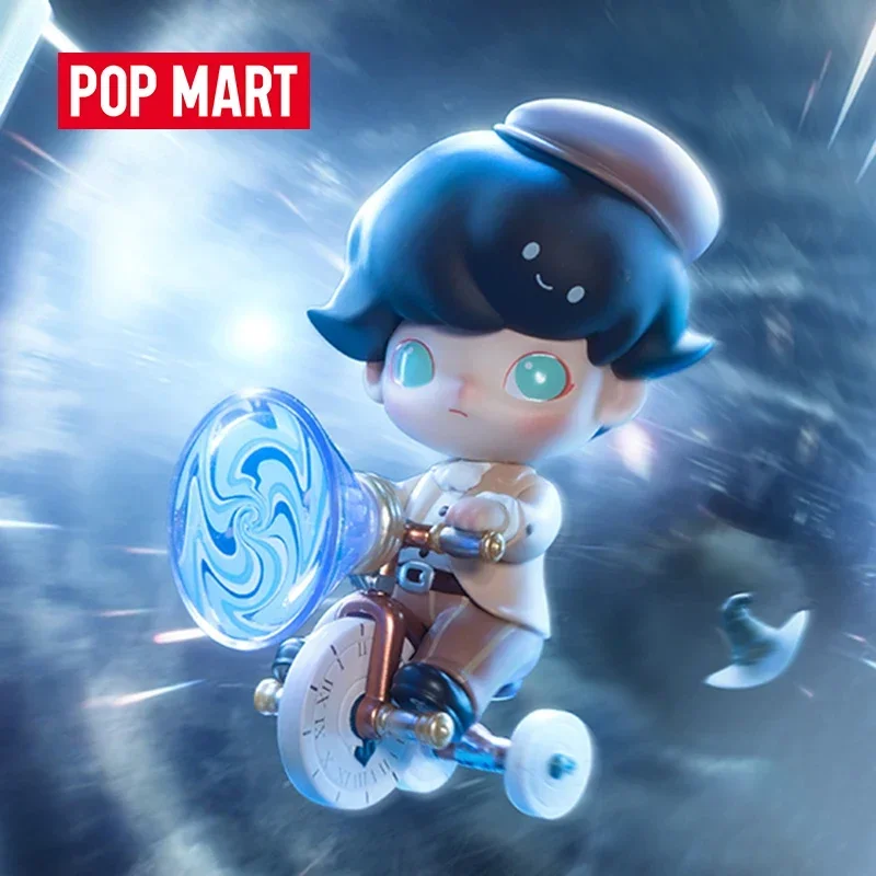 Фото POP MART Dimoo Time Roaming Series Оригинальная коллекционная фигурка-сюрприз в закрытой упаковке, милая аниме-фигурка, украшение, статуэтка №3
