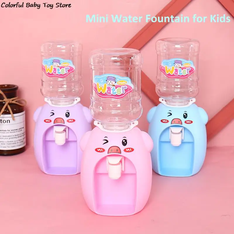 

Cute Mini Drink Water Dispenser Toy Kitchen Play House Toys for Children Game Toys Simulation Water Dispenser