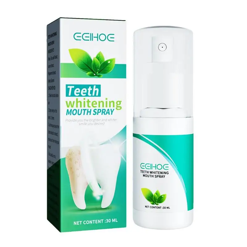 

Oral Spray For Bad Breath 30ml Brightening Spray For Teeth Freshens Breath Remove Stain Yellow Teeth Protect Oral Hygiene Oral