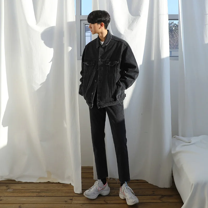 

Top Grade New Brand Designer Casual Trendy Classic Stylish 2023 Jeans Fashion Denim Jacket Varsity Coat Men's Clothes 2023 U304