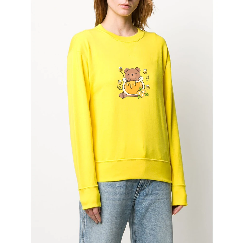 

Women Men Hoodies Fleece Printed Colorful Sweatshirts Casual Long Sleeve O Neck Spring Y2k Harajuku Tops Thick Hoody Pullovers