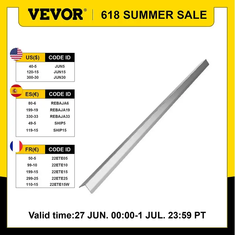 

VEVOR 2-24Pcs Stainless Steel Corner Guards 90 Degree Wall Corner Protector Smooth Edge with 5 Degree Angle for DIY Decoration
