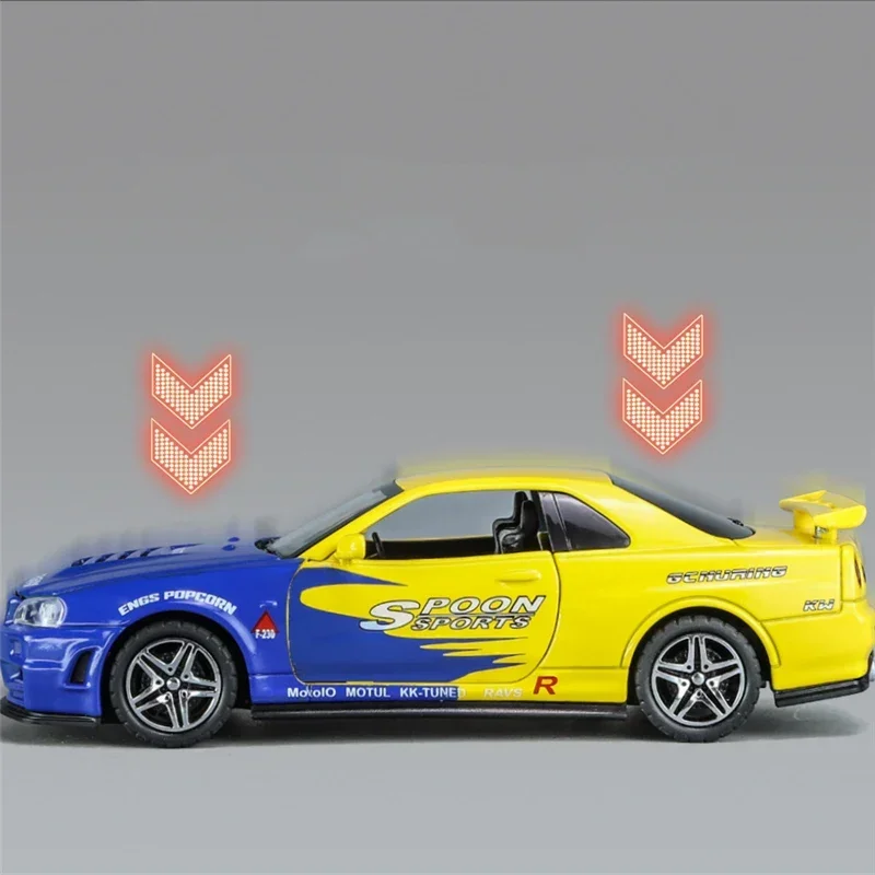 Модель гоночного автомобиля Nissan Skyline Ares GTR R34