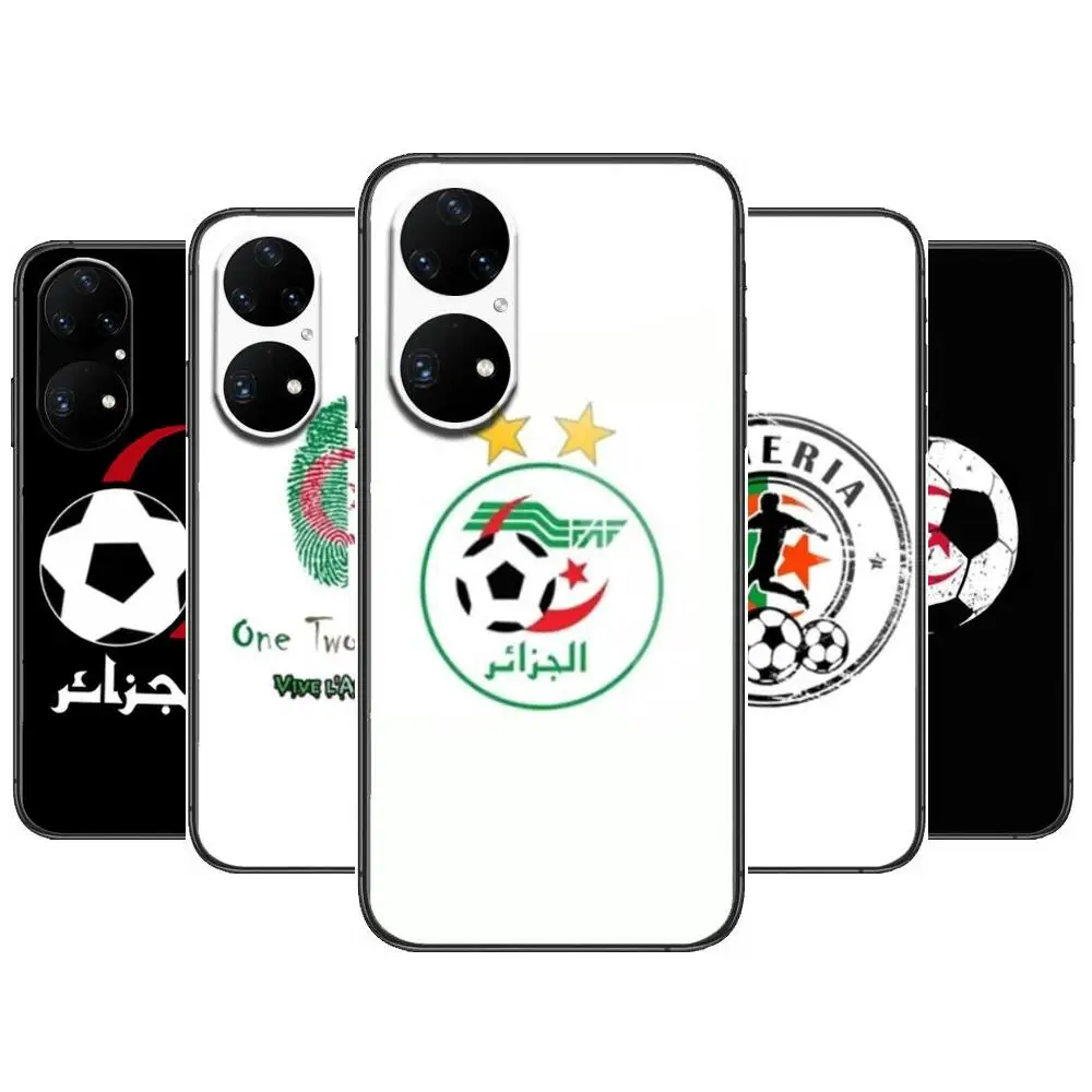 

Algeria Flag Phone Case For Huawei p50 P40 p30 P20 10 9 8 Lite E Pro Plus Black Etui Coque Painting Hoesjes comic fas