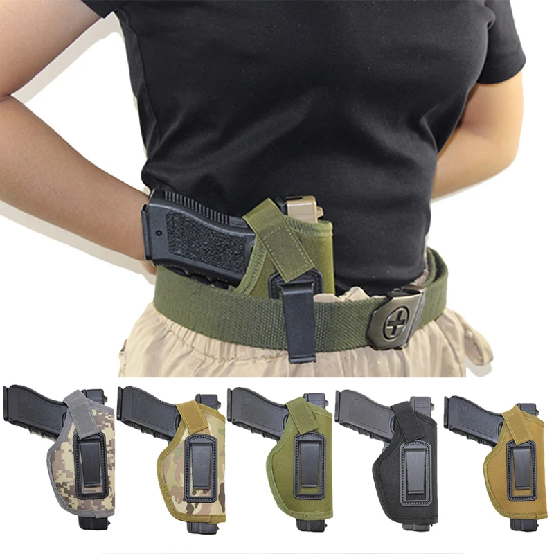 

IWB Hidden Gun Holster For Golck 17 18 19 22 26 Colt 1911 M92f Sig Sauer p226 Cz75 Holster Bag Case Universal Right hand Holster
