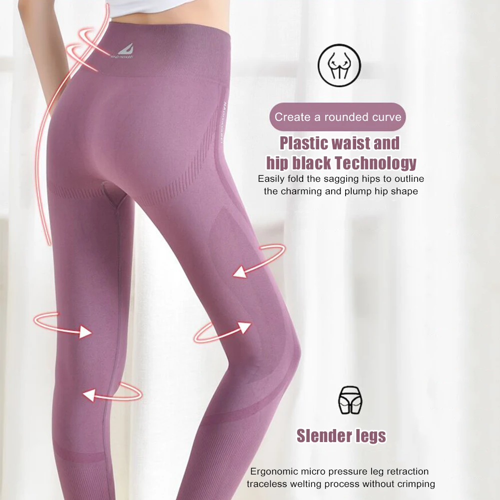 

Yoga Pants High Waist Leggings Thin Fitness Pants Women's Hip Lift Tight Riding Running Sports Pants Gym Workout Tights