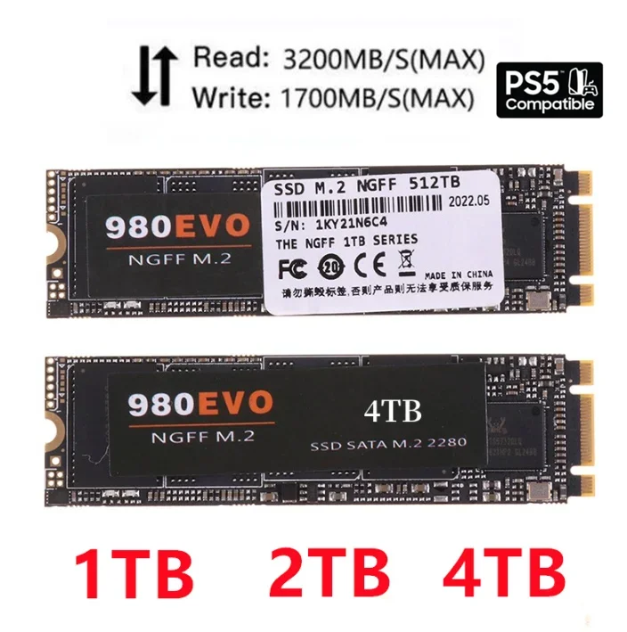 

Original M.2 SSD HDD for PS5 Laptop DesktopPC 8TB 2TB 4TB M2 2280 PCIe Gen 4.0X4 NVMe External Hard Drive1.3c 250 500 MZ-V8V250B