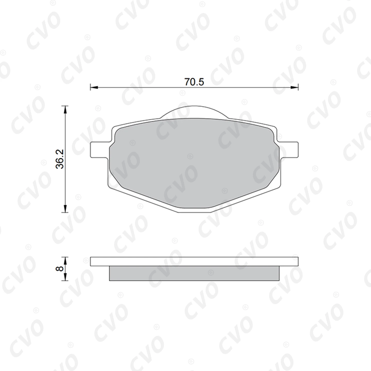 Тормозные колодки для мотоциклов DAYANG VRS125 VRF150VRS150VRC150ADV150VPS125. Лидер продаж оптом. Дисковые тормозные колодки. (art.: 3920dd206c16a) - 3920dd206c16a