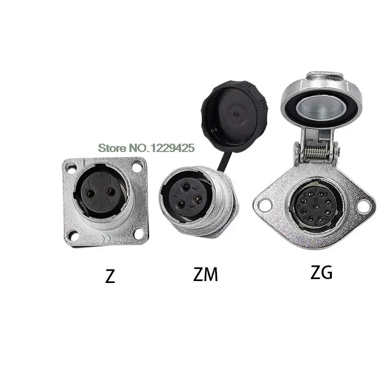 Коннектор WS24 2 3 4 9 10 12 19 Pin TQ Pug Z ZM ZG женский квадратный фланец круглый задний