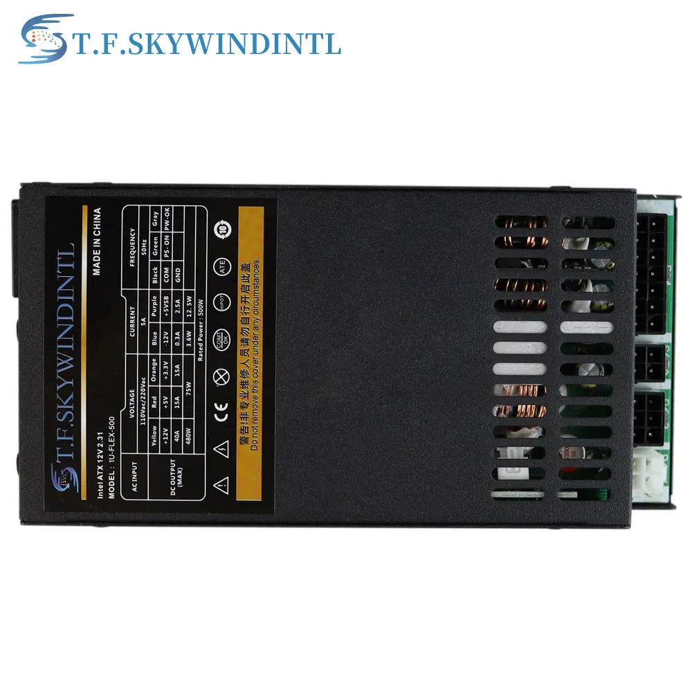Новый блок питания полностью модульный 80plus Silver FLEX ITX маленький 1U K39 бесшумный Блок питания 500 Вт 550 Вт 110 В 220 В