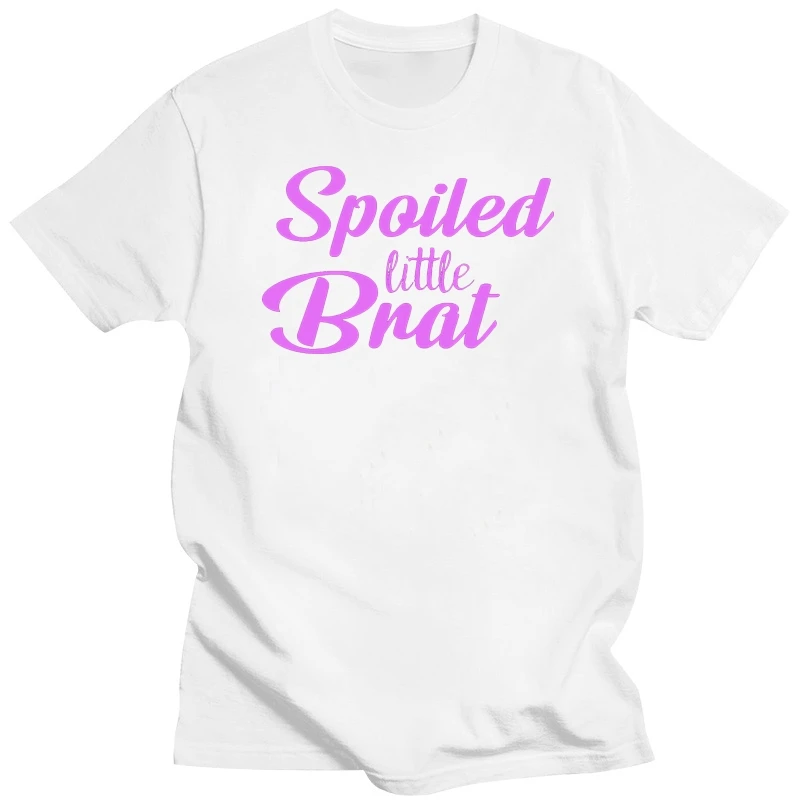 

Ddlg Spoiled Little Brat ddlg t shirt Print Short Sleeve round Neck Original Anti-Wrinkle Humor Spring cool shirt