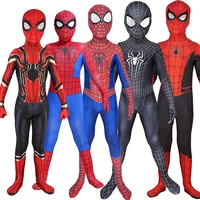 anime spider man far from home cosplay costume zentai spiderman costume marvel bodysuit spandex suit for kids adult custom made