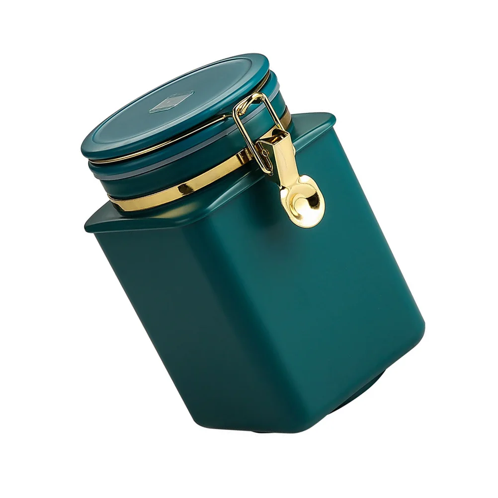 

Coffee Canister Storage Jar Container Tea Bean Kitchen Airtight Sealed Tank Powder Setairscape Loose Pantry Candy Sealing Pot