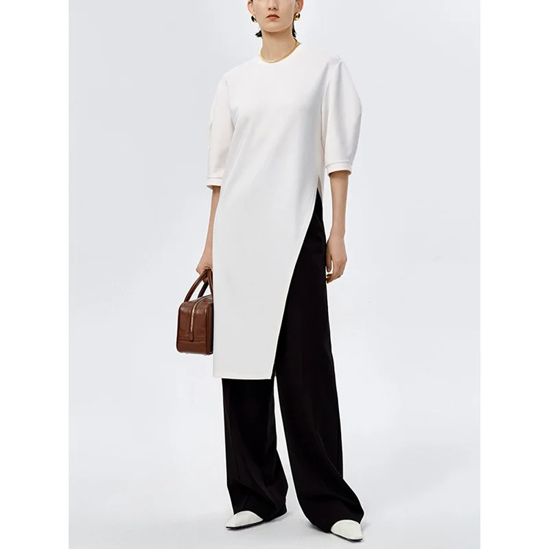 

Новинка осени 2023, женское асимметричное тонкое вязаное асимметричное платье