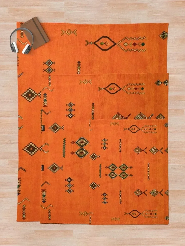 Традиционный Восточный марокканский Берберский ковер декоративное одеяло