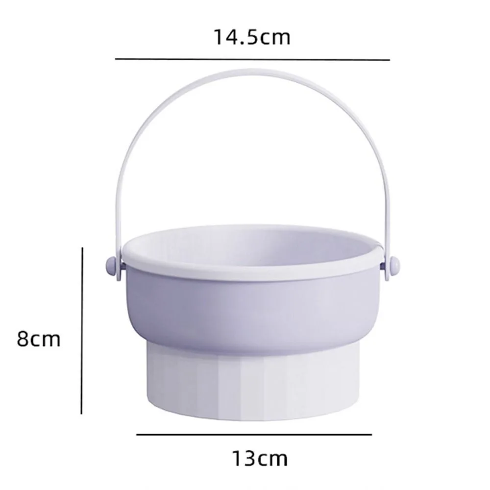 Силиконовая щетка для макияжа очиститель пудры чистящая чаша косметики