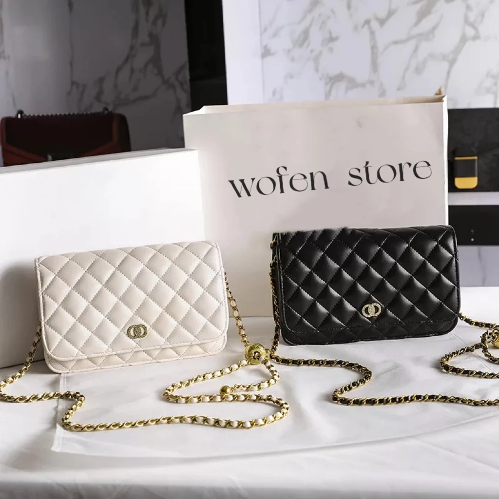 

Новая сумка на цепочке Женская модная сумка-мессенджер в западном стиле элегантная мини-сумка в форме ромба