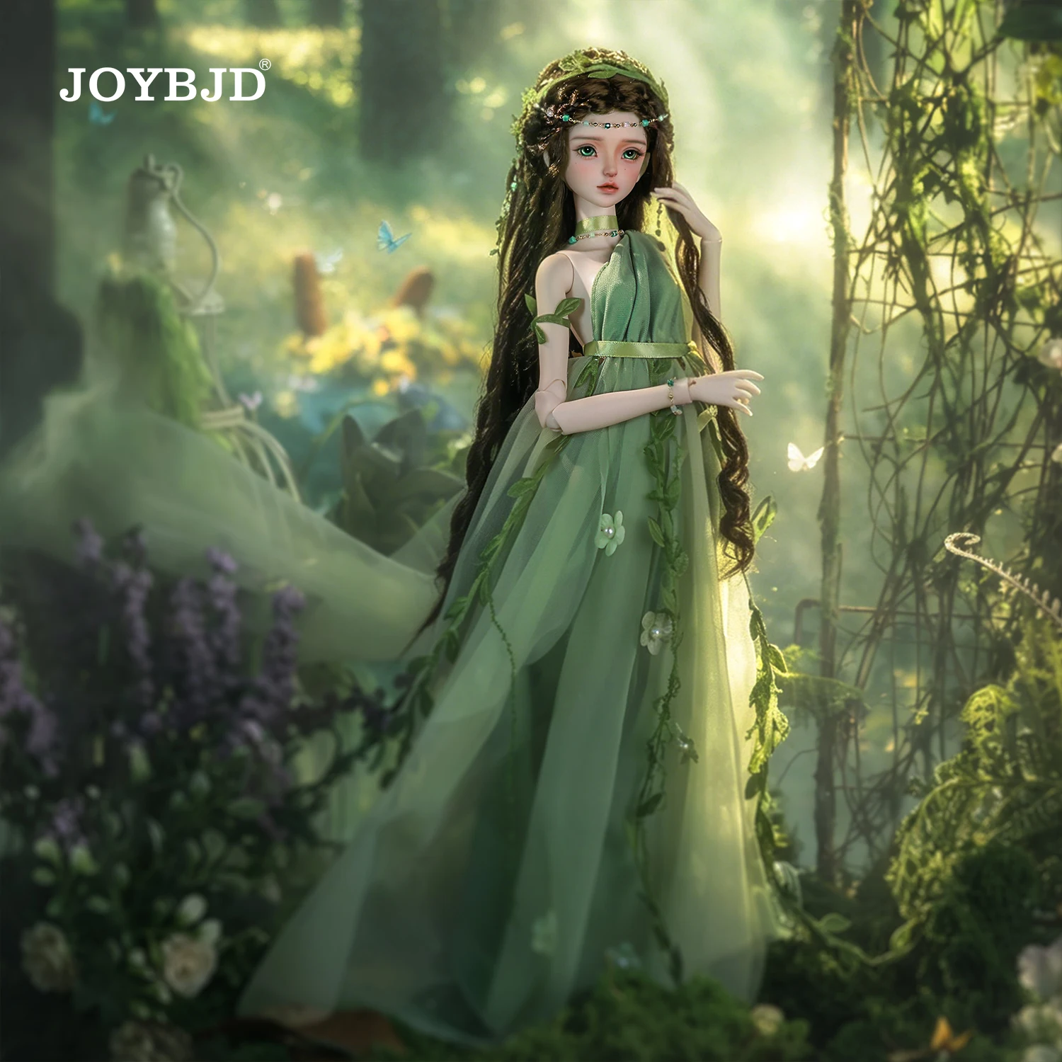 Фото Кукла BJD Fantasy Angel 1/4 Cali Full Set E в стиле лесного эльфа с телом Muxi, шарнирная кукла из полимерной смолы №5