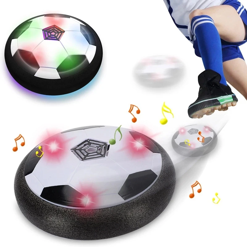 Hover Soccer Ball Boy Toys Air Soccer Indoor Floating Soccer Ball with LED Light Training Ball Playing Football Game Xmas Gift