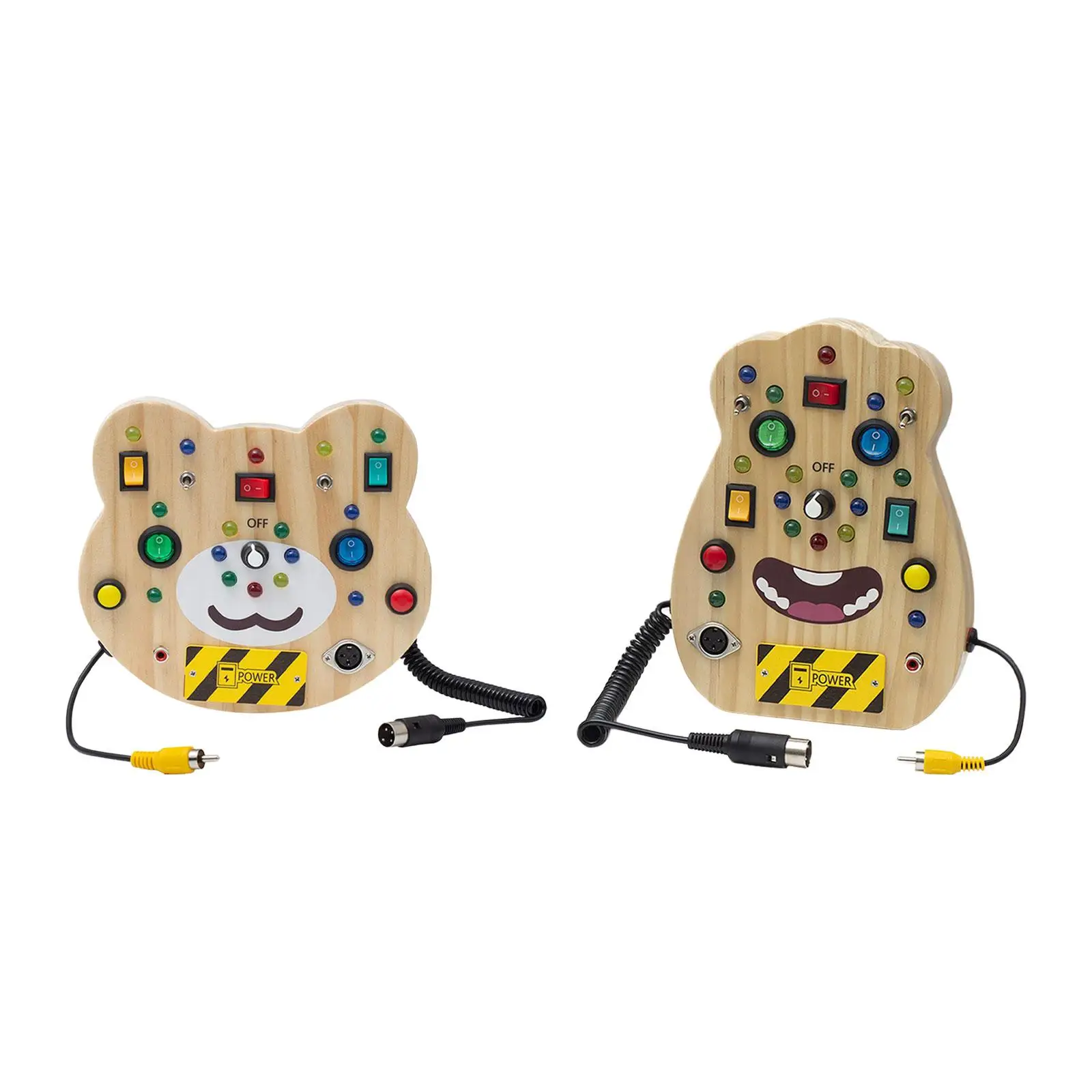 

Lights Switch Toy Busy Board for 1 2 3 4 Year Old Children 2 3 4 Year Kids