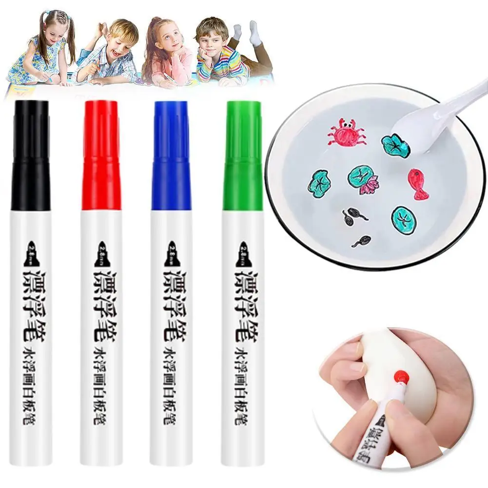 

Magical Water Painting Whiteboard Pen 1/8/12Pcs Erasable Color Marker Pen Water-based Children'S Drawing Pen Kids Education Toy