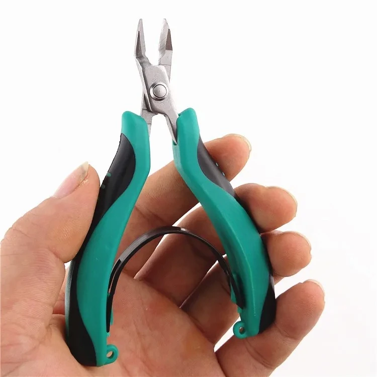 PM-396F мини-кусачки диагональной резки из импортной нержавеющей стали диагональю 5 дюймов-идеально подходят для электроники, изготовления моделей и рыбалки