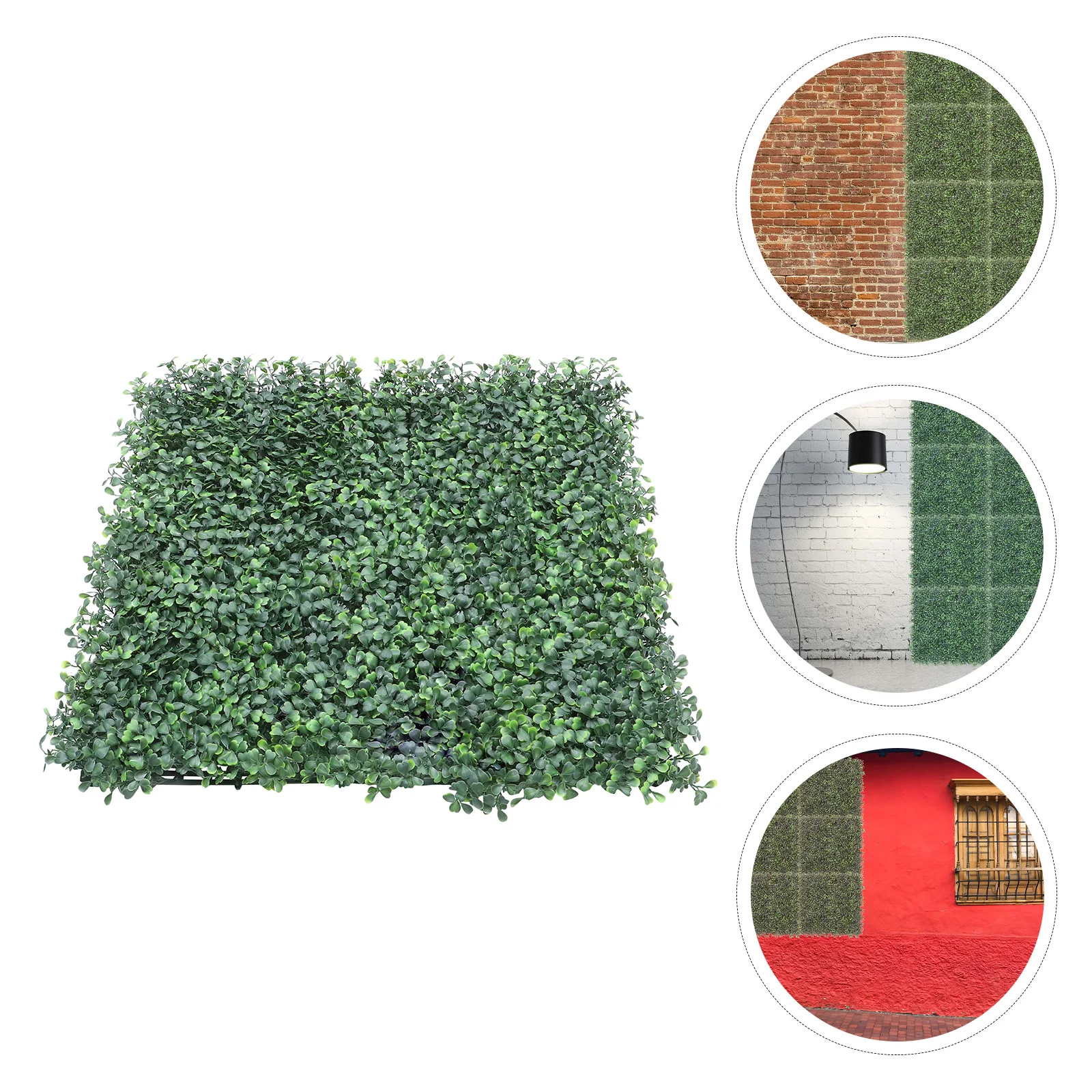 

Wall Artificial Grass Backdroplawn Hedge Fencedecor Greenery Boxwood Green Flower Panels Decoration Garden Panel Fake Background