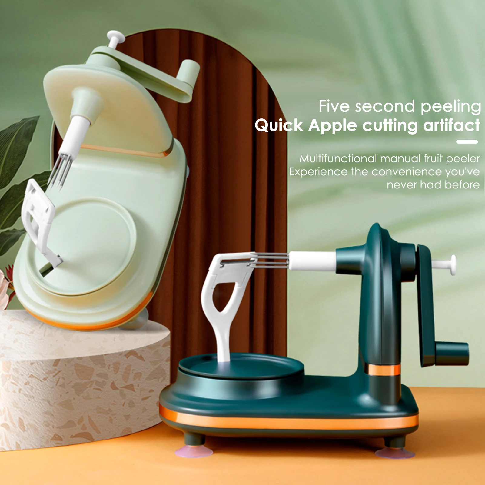 Ручная Овощечистка с лезвием из нержавеющей стали многофункциональная для