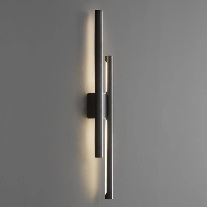 Современный минималистичный латунный настенный светильник 4000K для интерьера