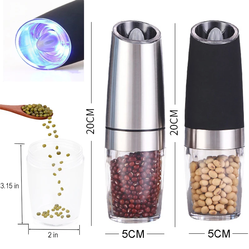 Электрическая автоматическая мельница для специй регулируемая травяная перца