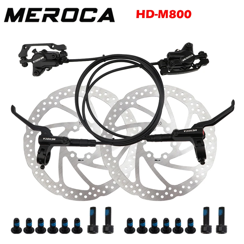 

Велосипедный Тормоз MEROCA M800, гидравлический дисковый тормоз для горного велосипеда, гидравлический тормоз DH AM FR, тормоз с зажимом и давлением масла 800/1400 мм