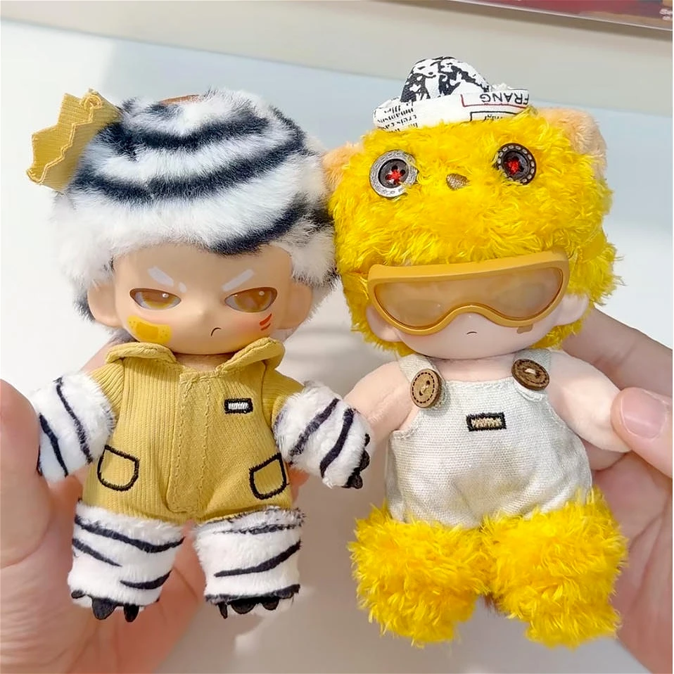 Фото Neekyio Silent Beasts Series Blind Box SJD Mystery Trendy Toy Cute Plush Pendant Surprise Girl Action Figure Doll Ornament Gift №1