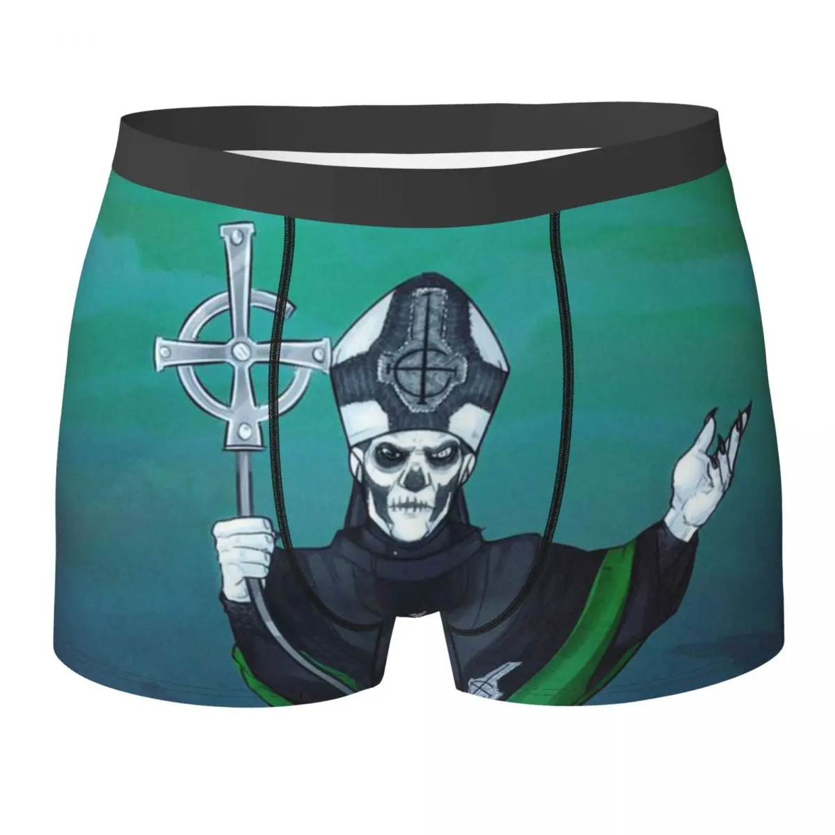 Трусы-боксеры шорты рок-группа Ghost BC мужские трусы удобное нижнее белье для