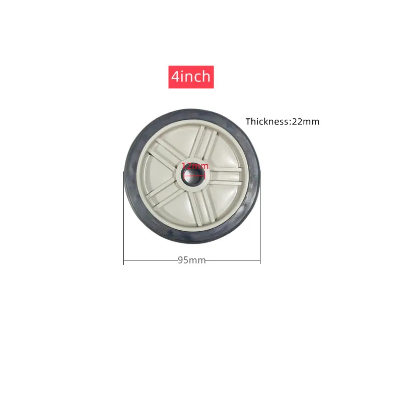 

Air Compressor 4inch Wheel Belt Pump Accessories Caster Wheel Pulley