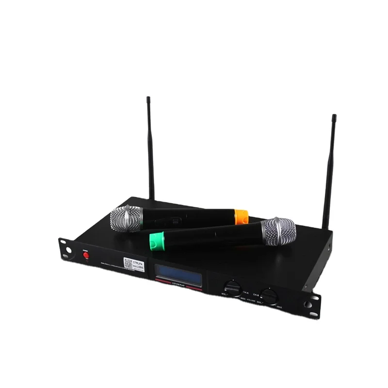 

Newest uhf handheld microphone oupushi karaoke wireless microphone