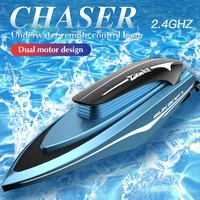 mini rc boats high speed electronic racing remote control ship children competition water toys kids gifts led light
