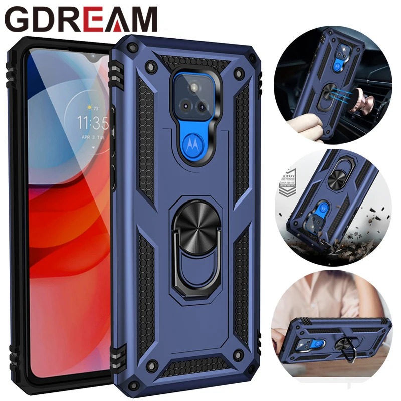 shockproof phone case for motorola one macro 5g fusion ring armor protective cover for moto edge s 20 pro lite g stylus play free global shipping