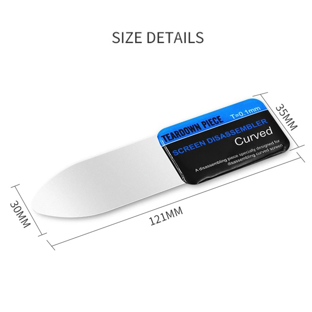 

Removal Tool Screen Teardown Film Workshop Hand Tools Home Replacement Spring Steel 0.1mm 12.1*3*3.5cm 9g Polished