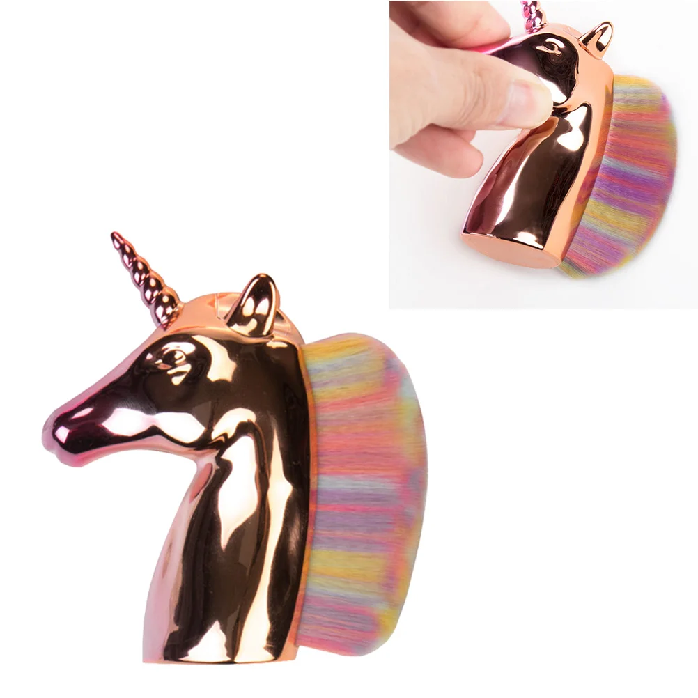 

1pc Brush Practical Creative Lightweight Rainbow Color Makeup Brush for Girls Ladies
