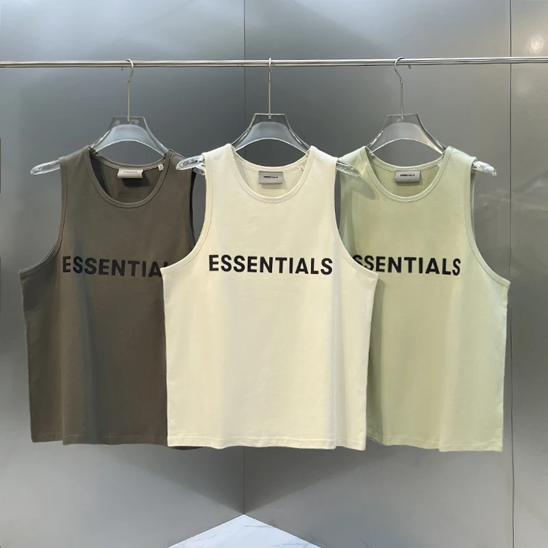 

Summer Fashion Men's Essentials Sleeveless Shirt Slim Fit Tank Men Sport Vest Tops Fitness Workout Training Singlet