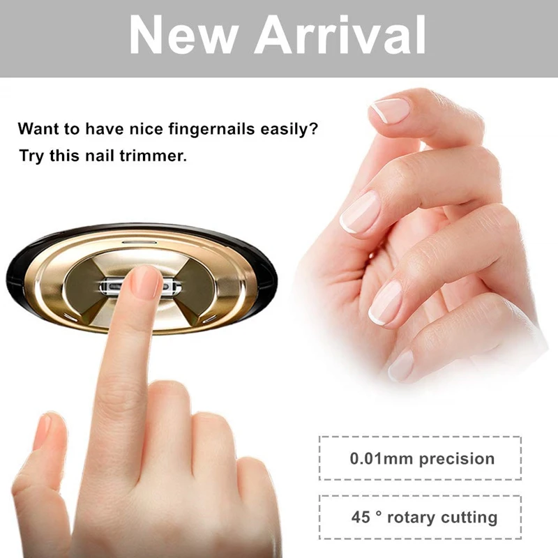 Электрическая машинка для стрижки ногтей 2022 автоматическая триммер ножницы