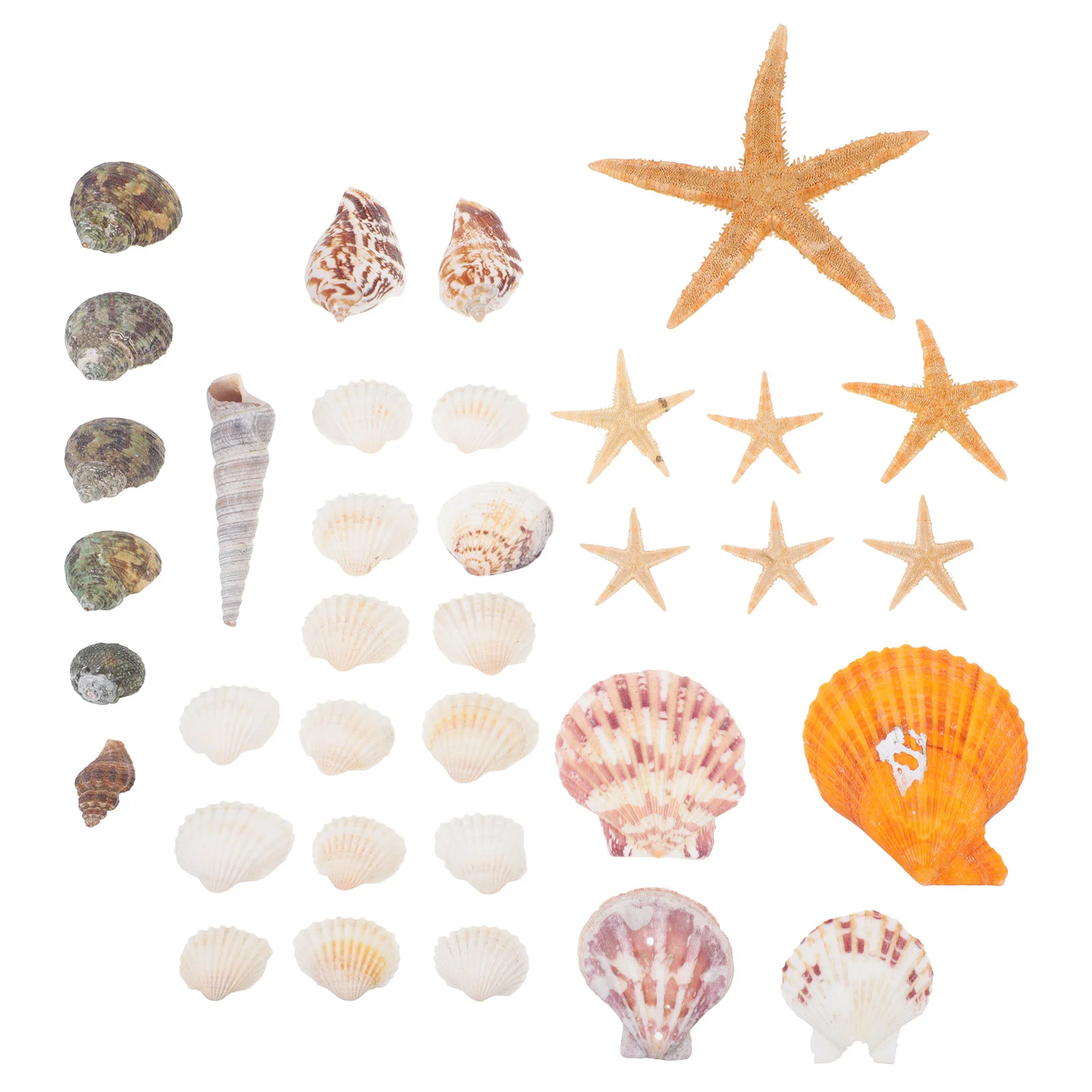 

4 Bags Elegant Ocean Style Decors Pendant Making Accessories for Female Girls