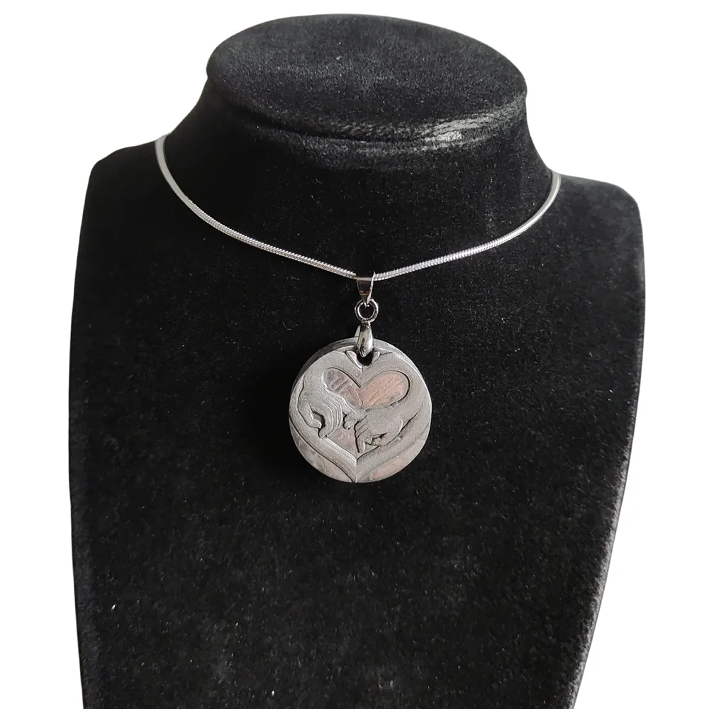Фото Подвеска Muonionalusta Iron Meteite Подвеска из натурального метеорита Коллекция материалов Meteorite - CD191 №5