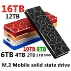 Портативный твердотельный накопитель M.2 SSD, 16 ТБ, 1 ТБ, 8 ТБ, 4 ТБ, 500 Гб