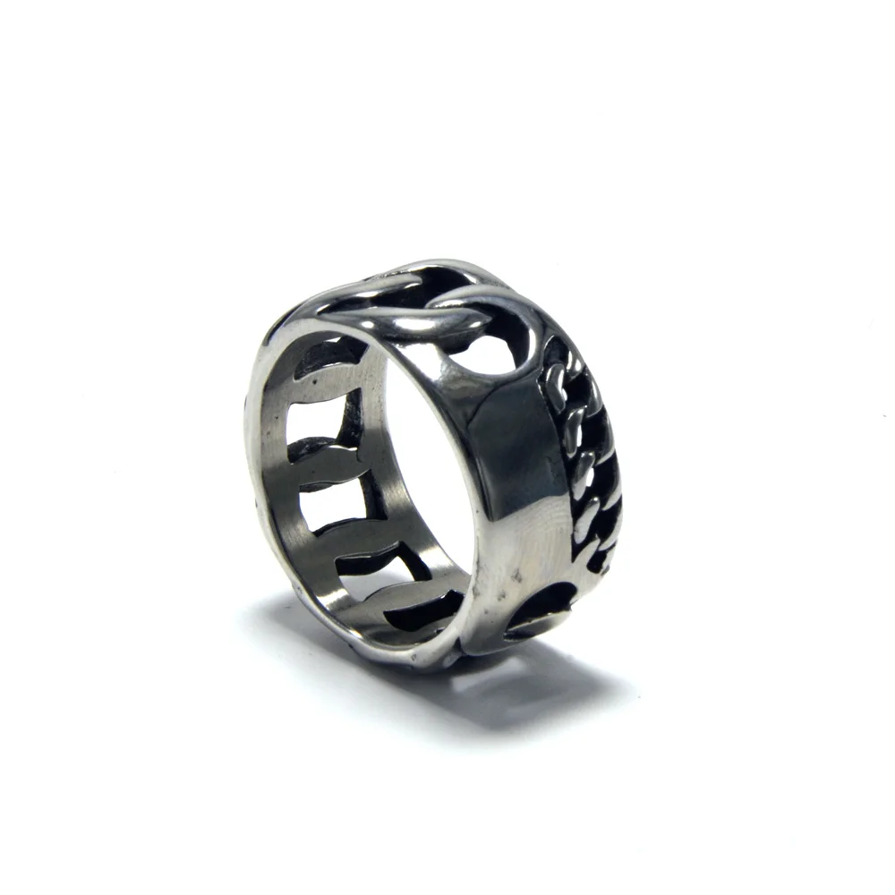 

Crown Shape Stainless Steel Ring Metal Trendy Fahsion