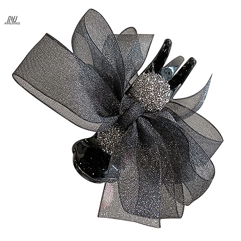 Женская заколка для волос с кристаллами