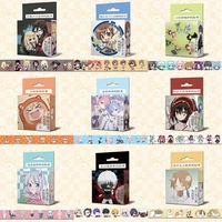 anime washi tape cartoon stickers hand account adhesives tape demon slayer bungou stray dogs student stationery school supplies