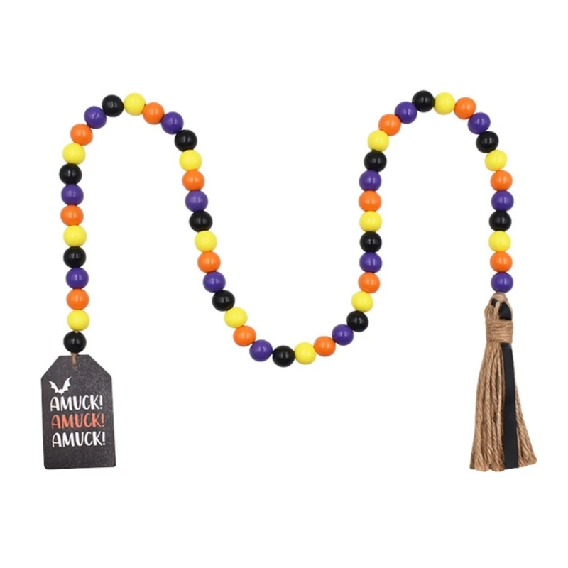 

Multipurpose Wood Bead Garlands Decorative Window Wall Door Decoration Gift