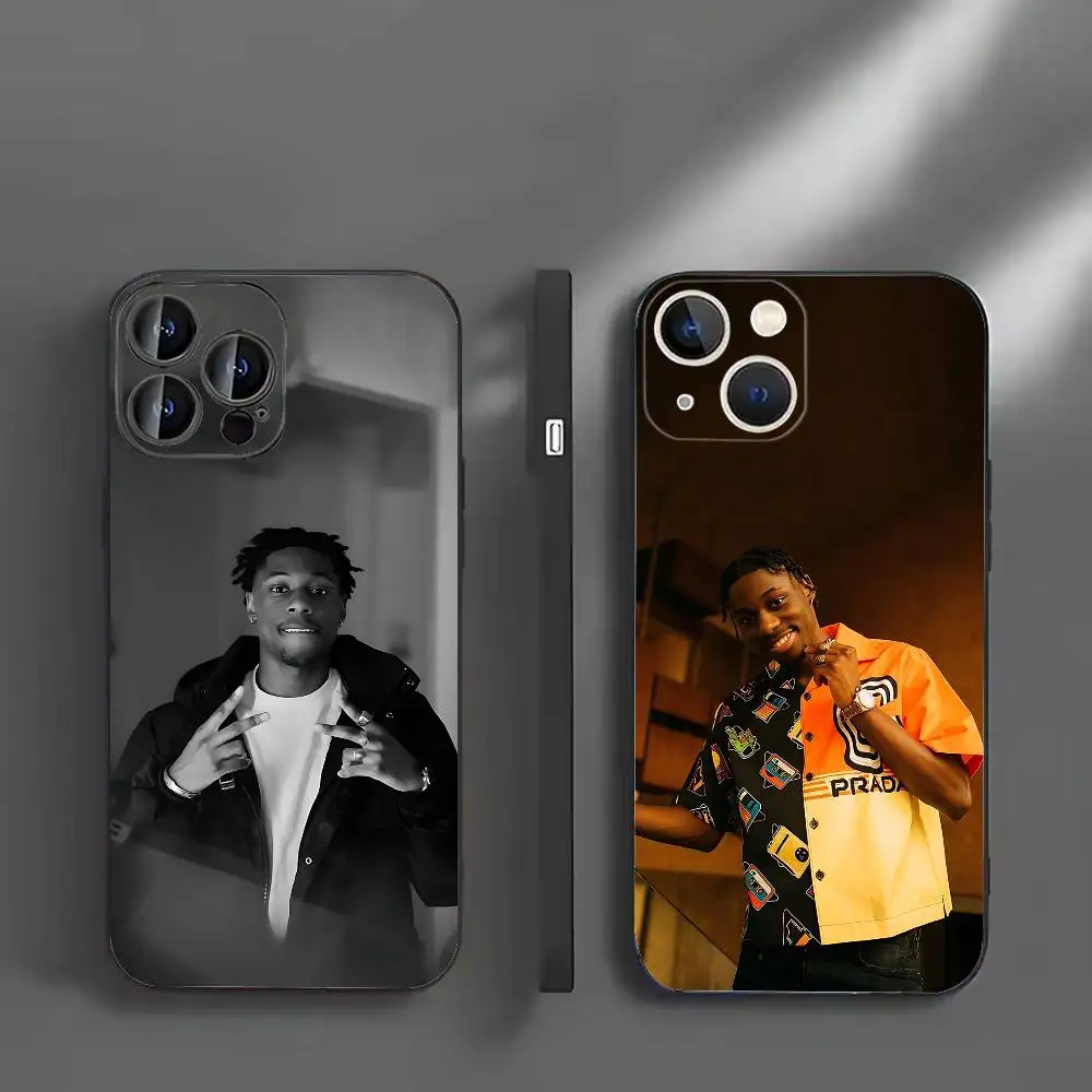 Фото Чехол для телефона T-Tiakola Rapper для IPhone 16,15,14,13,12,11,XS,XR,X,8,7,Pro,Max,Plus,mini Силиконовый черный чехол №1